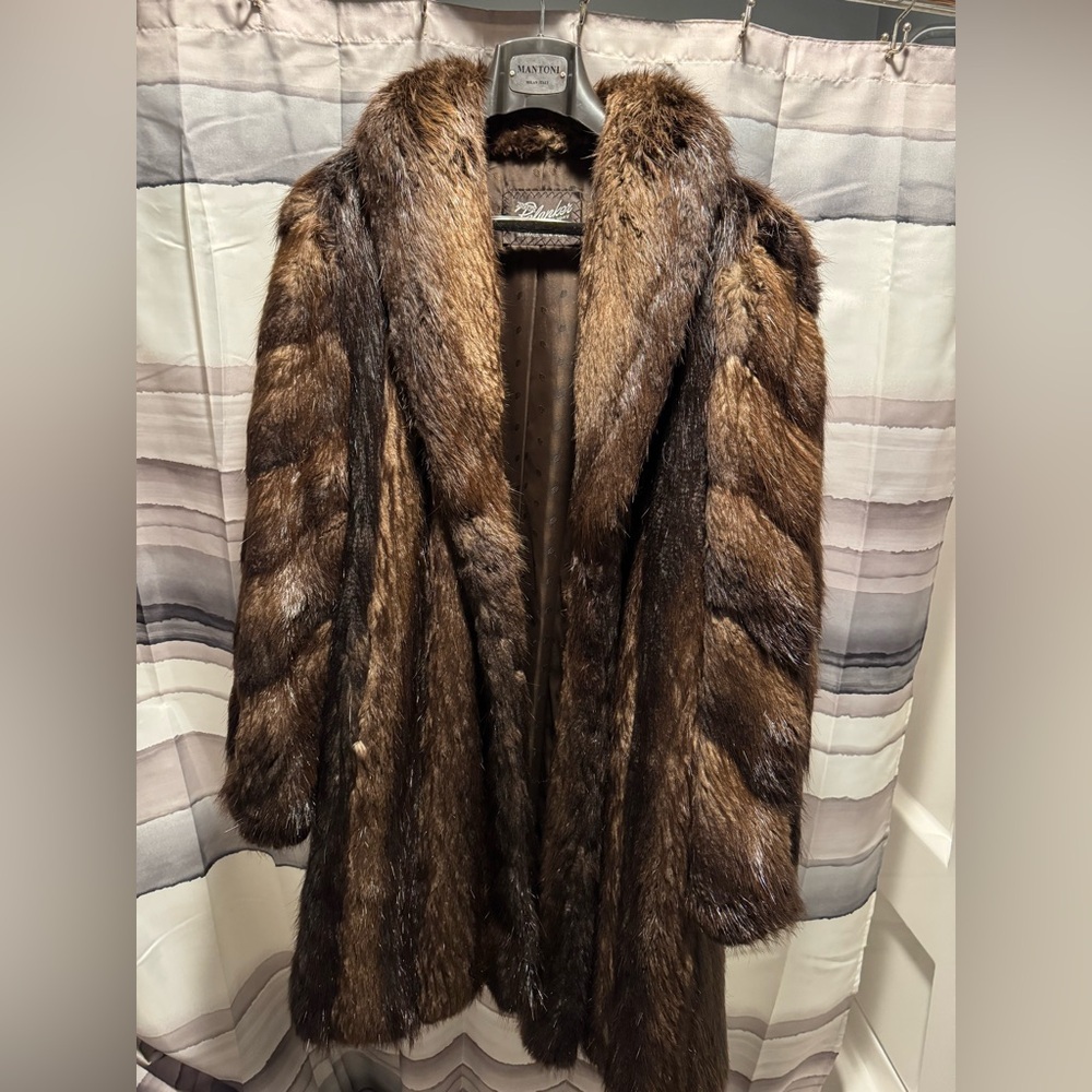 Size 10 Joseph Palanker Mink Brown Fur Coat